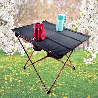 极速Camping Picknic Foldable Table Outdoor Fishing Hiking
