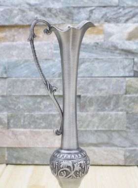 极速Tin Flower Vasne Floor Vase for Home Decoration Tablewar