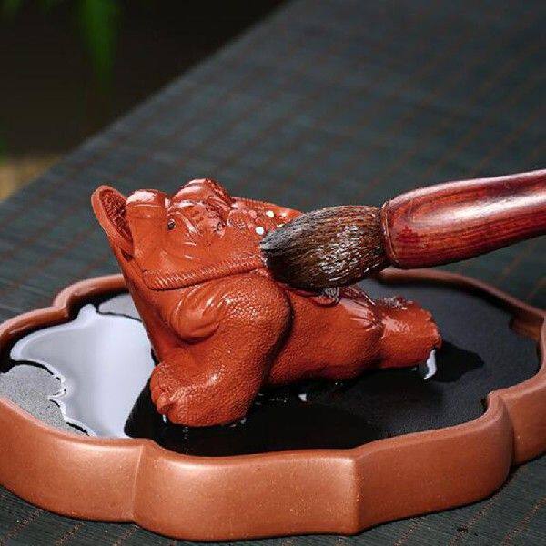 新品Tea Play Tray Kungfu Tea AcCcessories Auspicious Wreath