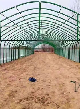 极速蔬菜a温室养猪养殖户骨架连v栋农业连体钢架配件钢管养鸡全套