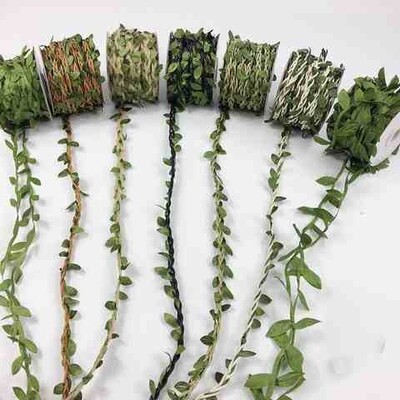 极速吊灯多层g装饰用的假树叶藤条爬架森系清雅小孩藤编花架麻绳