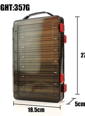极速Double side 14m Compartments Fishing lure box Multifunct