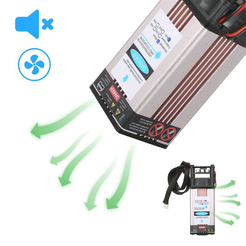 新品5.5-40W Laser Module Laser Head 450nMm Engraving Module