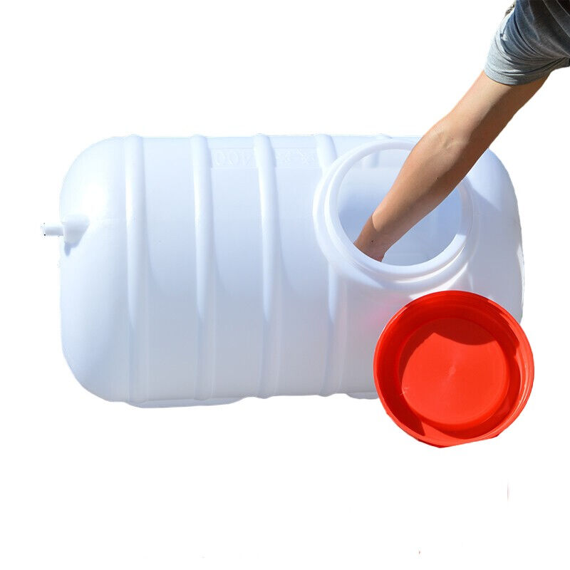 极速尚留鑫卧式方形水桶45L大容量加H厚蓄水箱车载长方形带盖子水