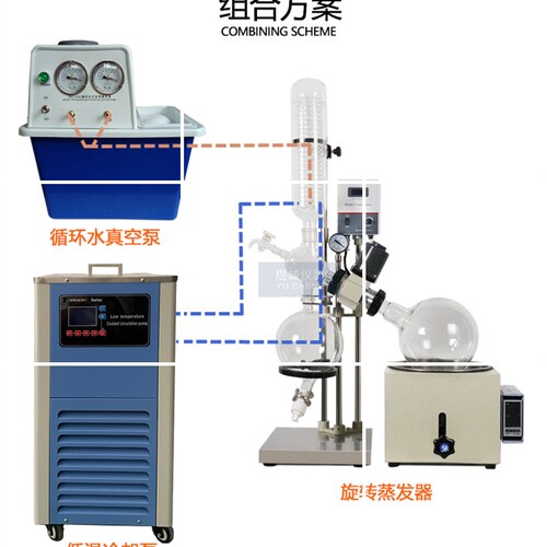 新品旋转蒸发器RE501 5L/5升-B小型旋转蒸发仪1L 2L 3L 5L