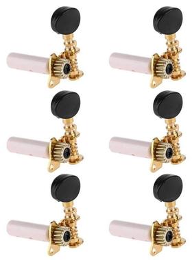 极速6 pcs Rit Left Guitar Tuning Pegs Open Machine HeYads Ov