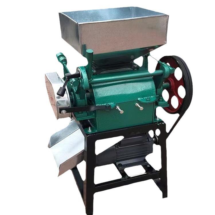 大豆小麦压扁机 家用小型粮食挤扁机 高粱破碎机