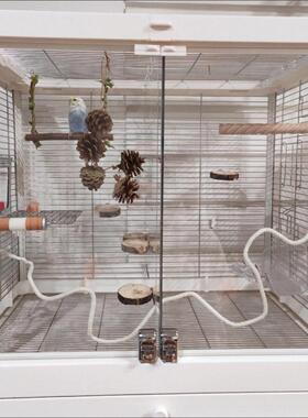 达洋B6045/B6047SS鹦鹉鸟笼专用隔离板透明亚克力隔板隔断防打架