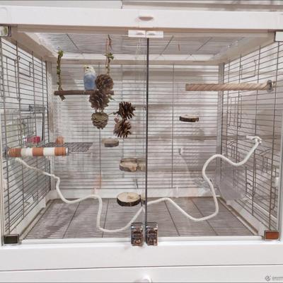 达洋B6045/B6047SS鹦鹉鸟笼专用隔离板透明亚克力隔板隔断防打架