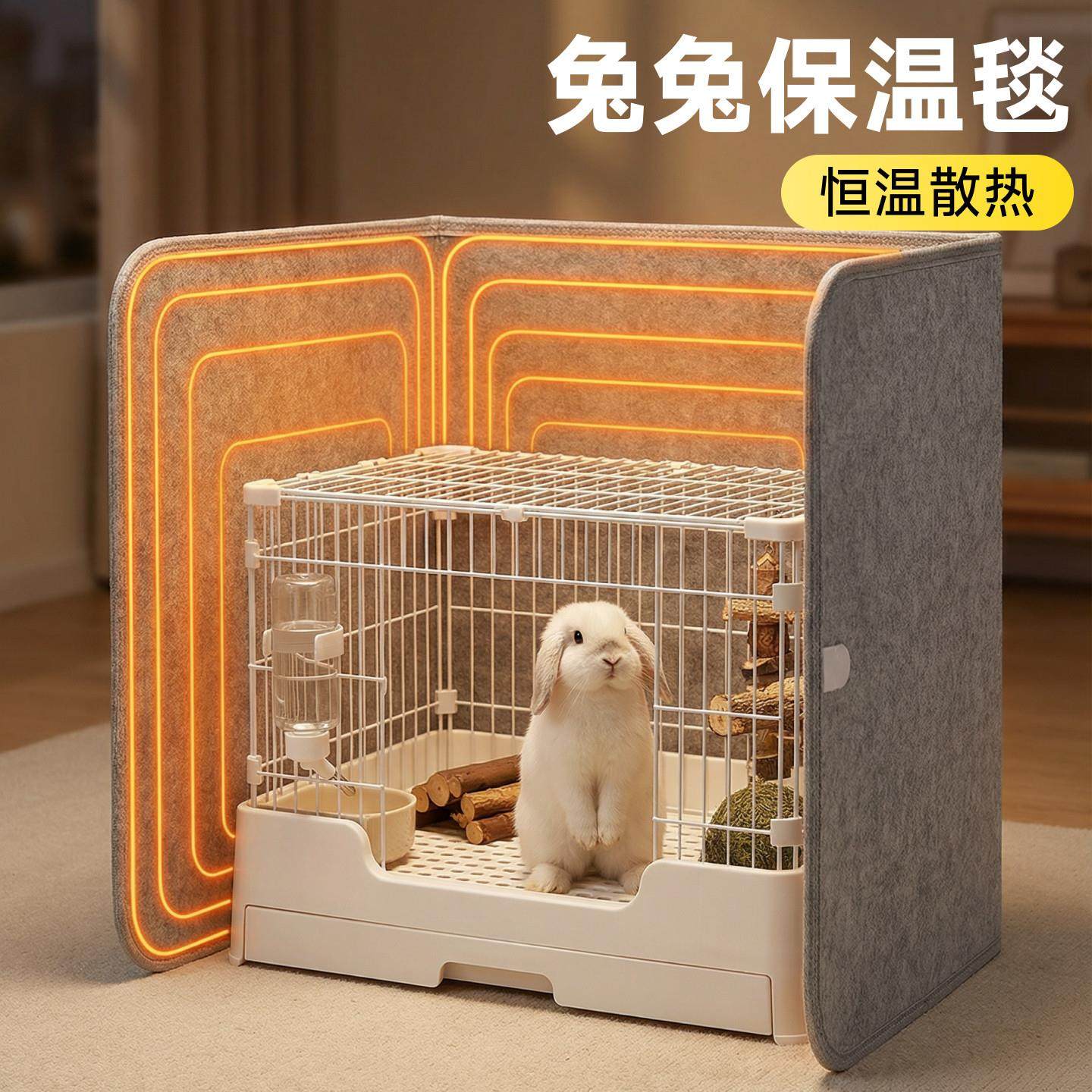 兔笼保温罩兔子窝过冬神器防寒取暖冬季侏儒兔专用加热毯宠物恒温,宠物/宠物食品及用品,兔兔温控设备,淘宝优惠券,粉丝福利购,淘宝优惠卷
