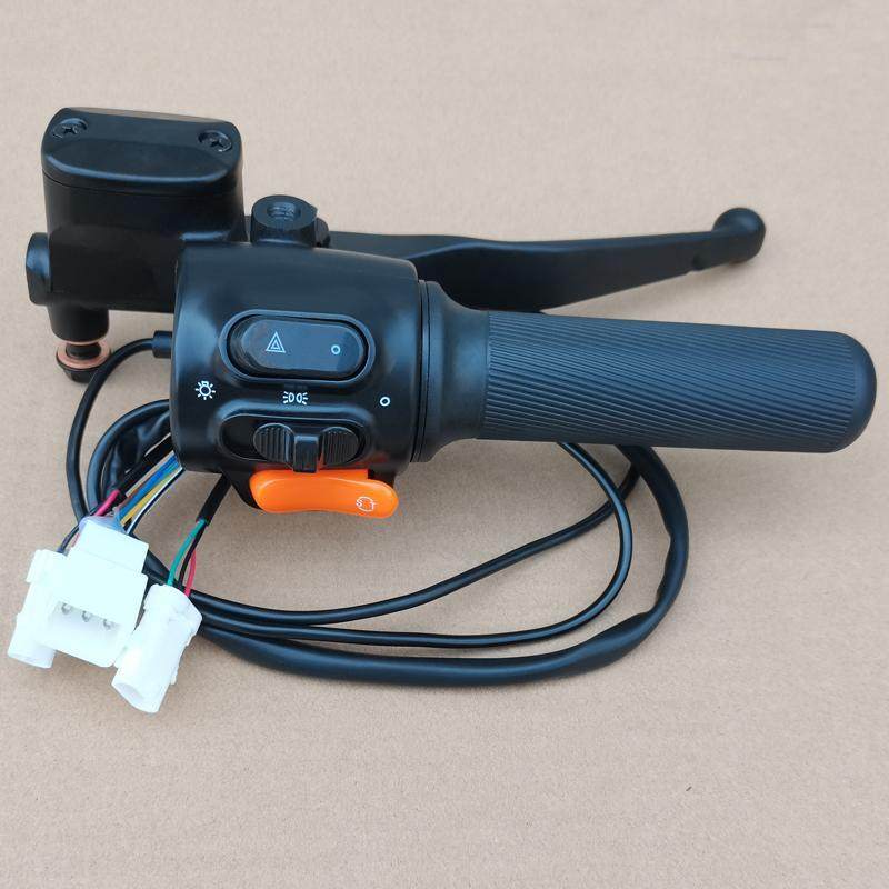 江苏金箭电动车左右调速转油门组合开关总成飞机把手上泵赛睿赤龙