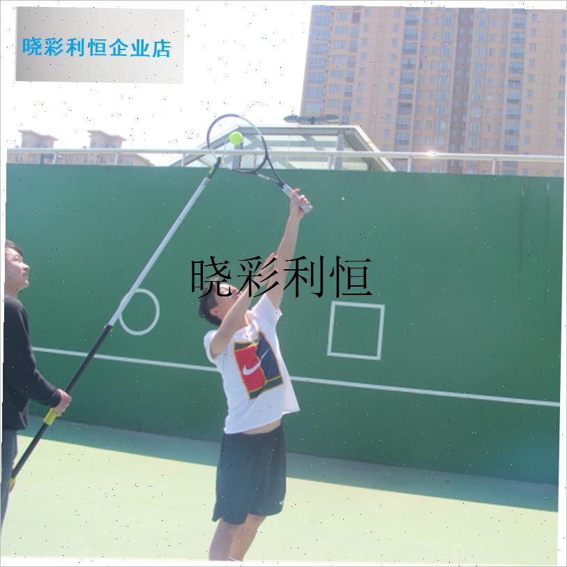 旋转网球训练器 教m练指导动作 上旋切削截击发球固定动作练习器l