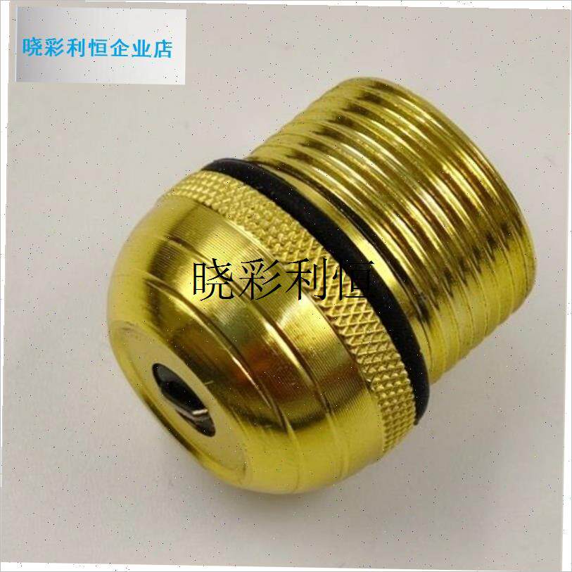 鱼竿后堵头配重尾堵金属杆堵手竿尾塞加铅块鱼R竿尾部配件枪色黑l
