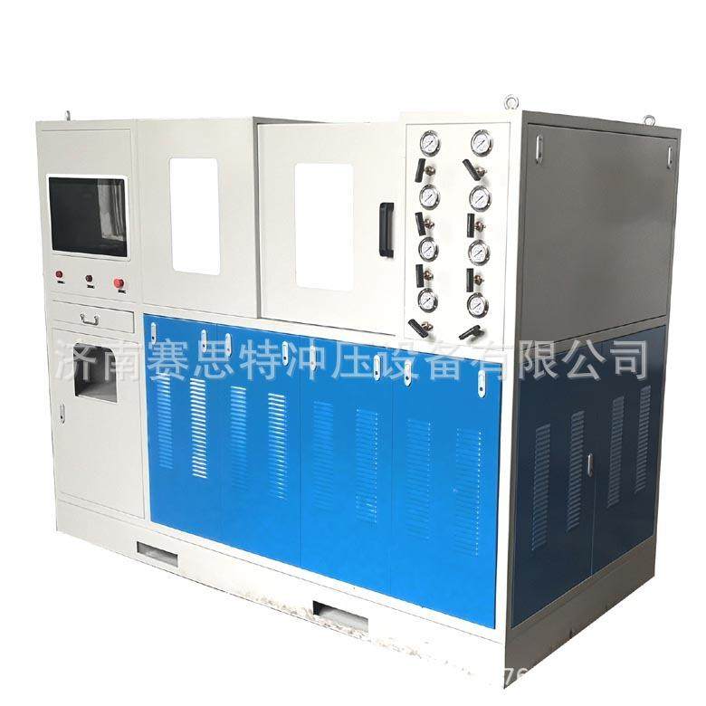 赛思特液压接头管件压力疲劳试验机 100MPa压力脉冲试验台