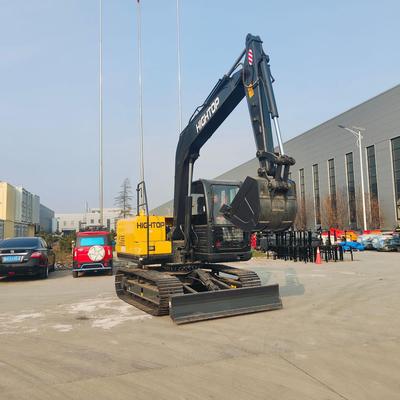 出口俄罗斯座驾式挖掘机 8吨农业果园挖土机 抓木耙草履带小挖机