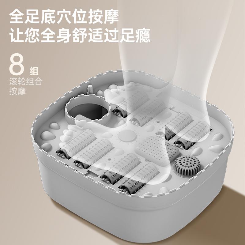 新款可折叠足盆深桶桶家45464用足疗机浴恒温加热摩泡脚电动按器