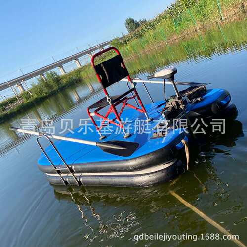 RC260-B水充气上ARR浮台钓鱼路亚平台便钓鱼船魔平携板船撒毯网船