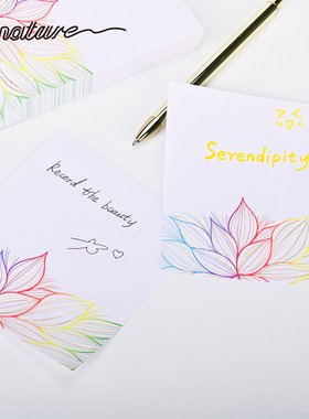 Signature便签本 标签贴可撕本子手账贴纸高级感学生用记事便签本