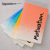 signature笔记本a5日记本子日程本记事本a6手账空白本120克纸渐变