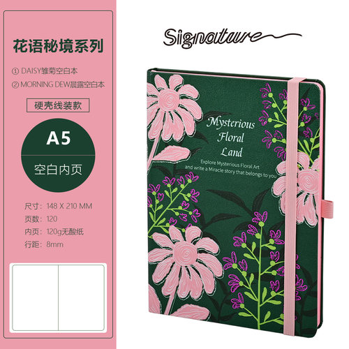 Signature高颜值笔记本a5空白本