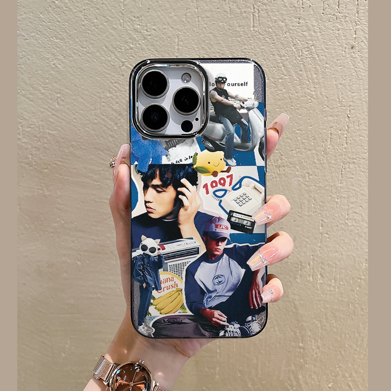 周杰伦蓝色1997手机壳适用苹果16promax透明磁吸iphone15plus全包14防摔保护套13pm创意12可爱11新款同款周边