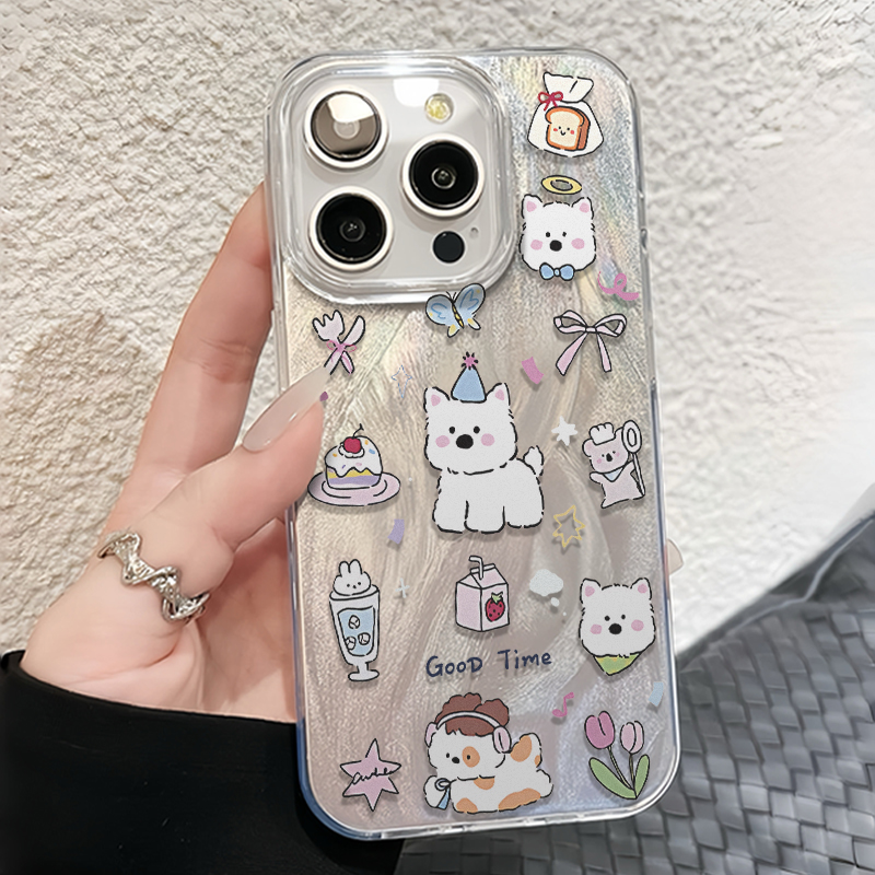 生日小狗适用苹果16promax手机壳小米15mate40opporeno13vivos20华为nova11荣耀magic7荣耀300红米k80羽纱p70
