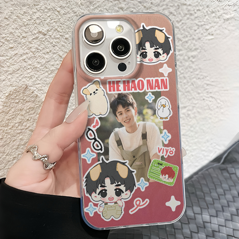 十个勤天何浩楠手机壳适用苹果16promax小米15ultra华为P40OPPORENO13可爱iphone12荣耀magicmate70nova8vivo
