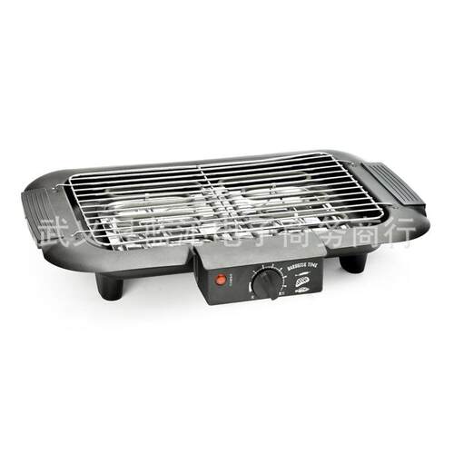家用BBQ大功率2000W304不锈钢双发热管电加热烧烤架炉子电烤炉