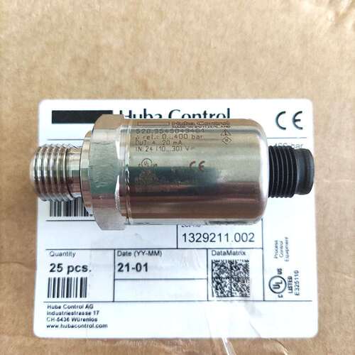 瑞士HUBA原装520.954S033401压力变送器 输出4-20mA 0-400bar