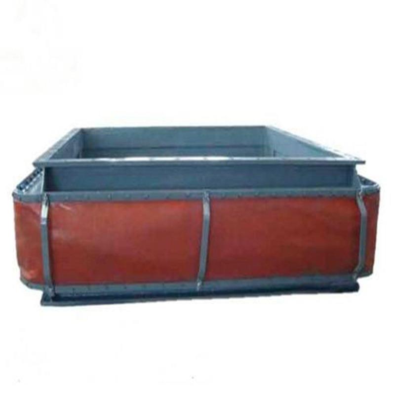 烟风管道非金属膨胀节 电厂高温非金属织物布补偿器 蒙皮软连接