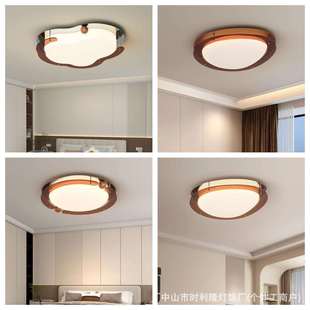 中古风灯具卧室灯法式 吸顶灯vintage复古主卧灯南洋风阳台书房灯