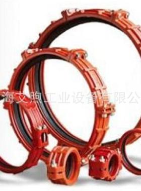 大直径沟槽管件结构空间机械安装单节管道426卡箍式刚性接头GCQT1