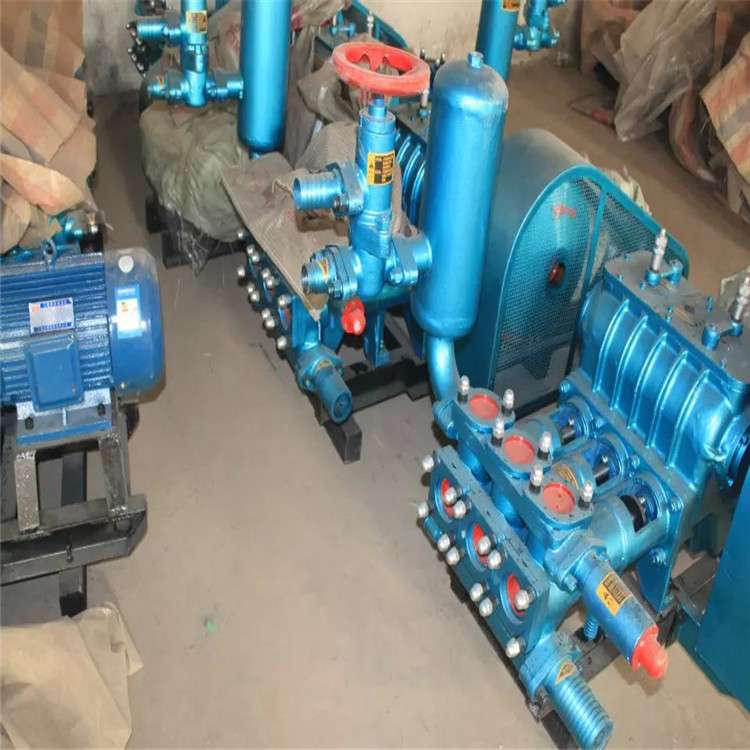 BW250泥浆泵厂家注浆机价格卧式三缸往复单作用活塞泵配件