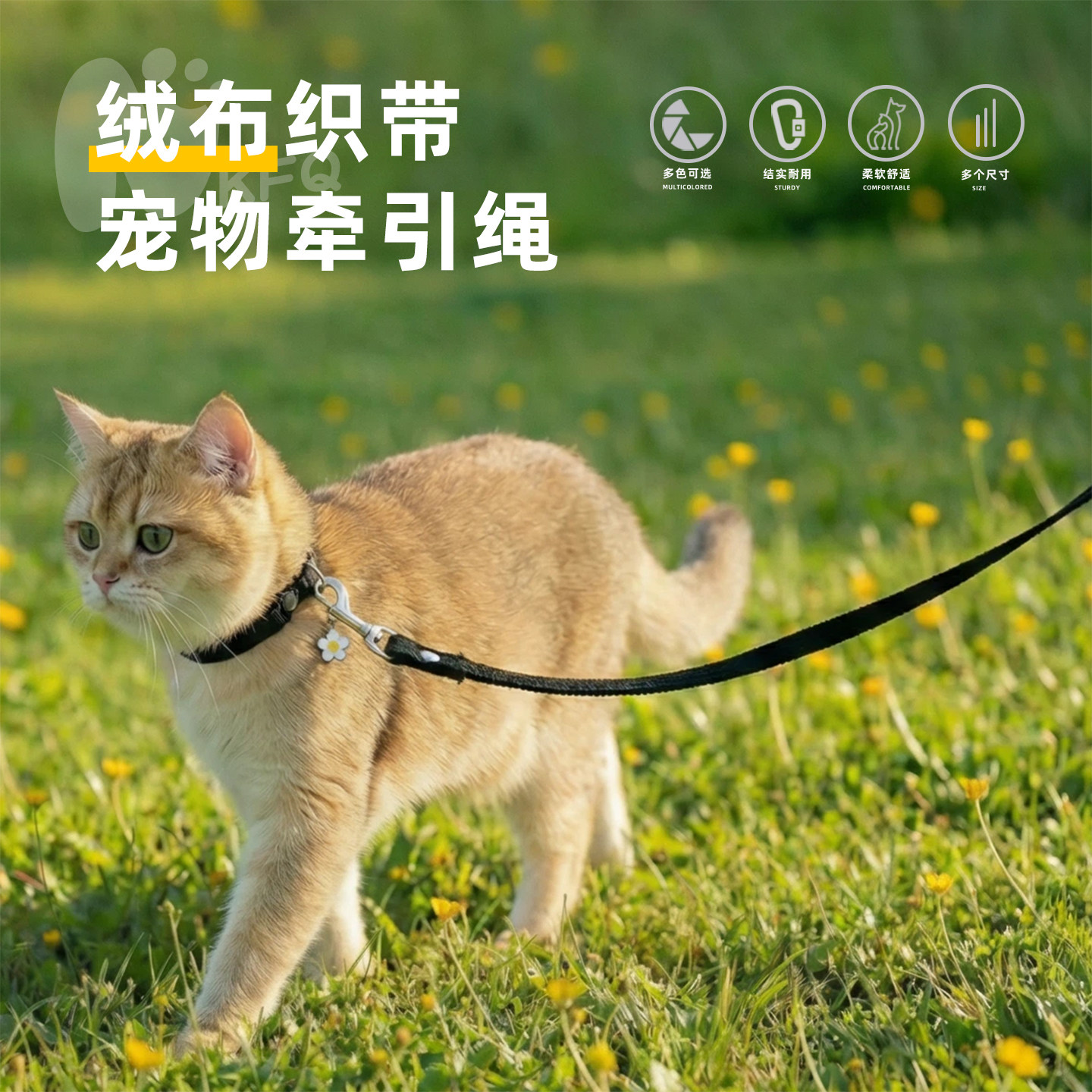 猫咪牵引绳防挣脱遛猫绳中小型犬加长遛狗绳子宠物外出神器牵引绳,宠物/宠物食品及用品,猫牵引绳,淘宝优惠券,粉丝福利购,淘宝优惠卷