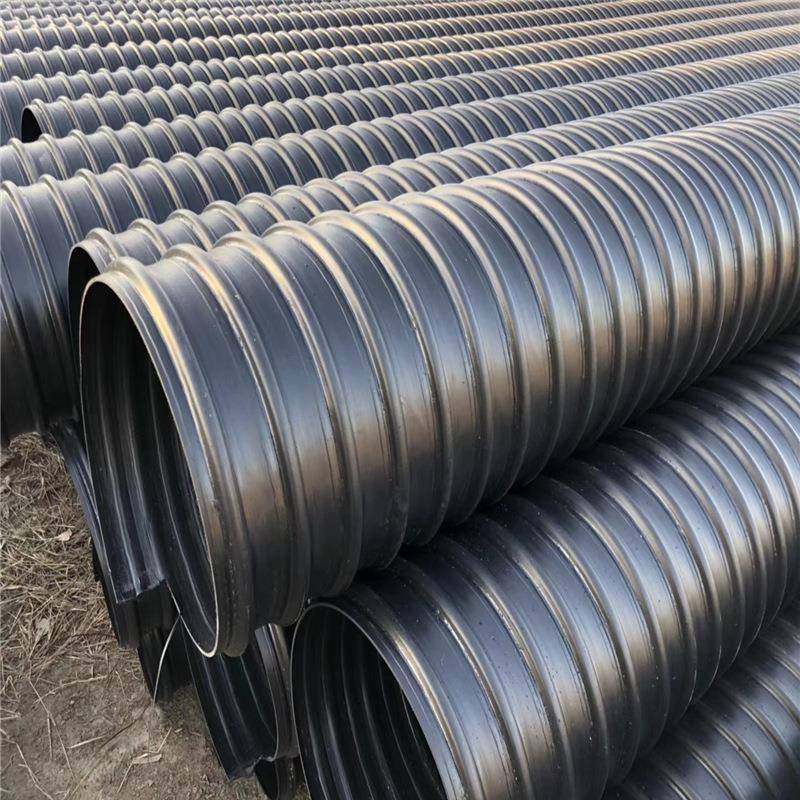 HDPE钢带增强螺旋波纹管聚乙烯钢带排污排水管大口径增强缠绕管,橡塑材料及制品,HDPE波纹管,淘宝优惠券,粉丝福利购,淘宝优惠卷