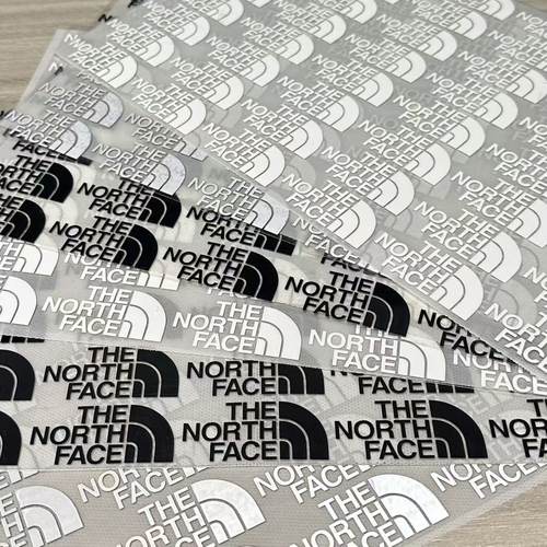 小面硅胶标立体烫印标平面热转印烫画冲锋衣羽绒服胸标裤标熨烫贴