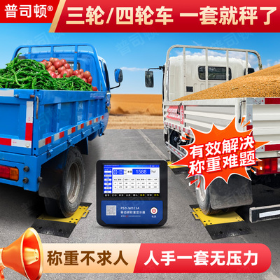 收粮食两件式地磅秤下乡卖菜可携式可移动地磅电子秤无线可打印