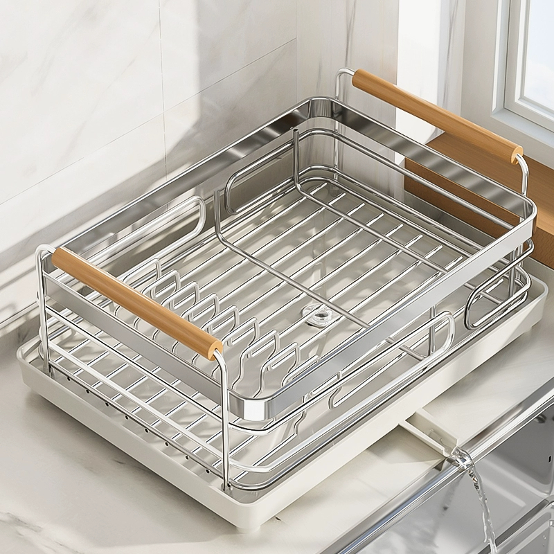 304不锈钢厨房置物架碗碟收纳架台面水槽放碗盘子碗筷沥水篮碗架