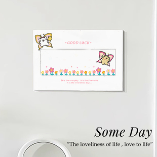 线条小狗电表箱装饰画电箱盖面板遮挡遮丑弱电箱挂画小图案贴纸