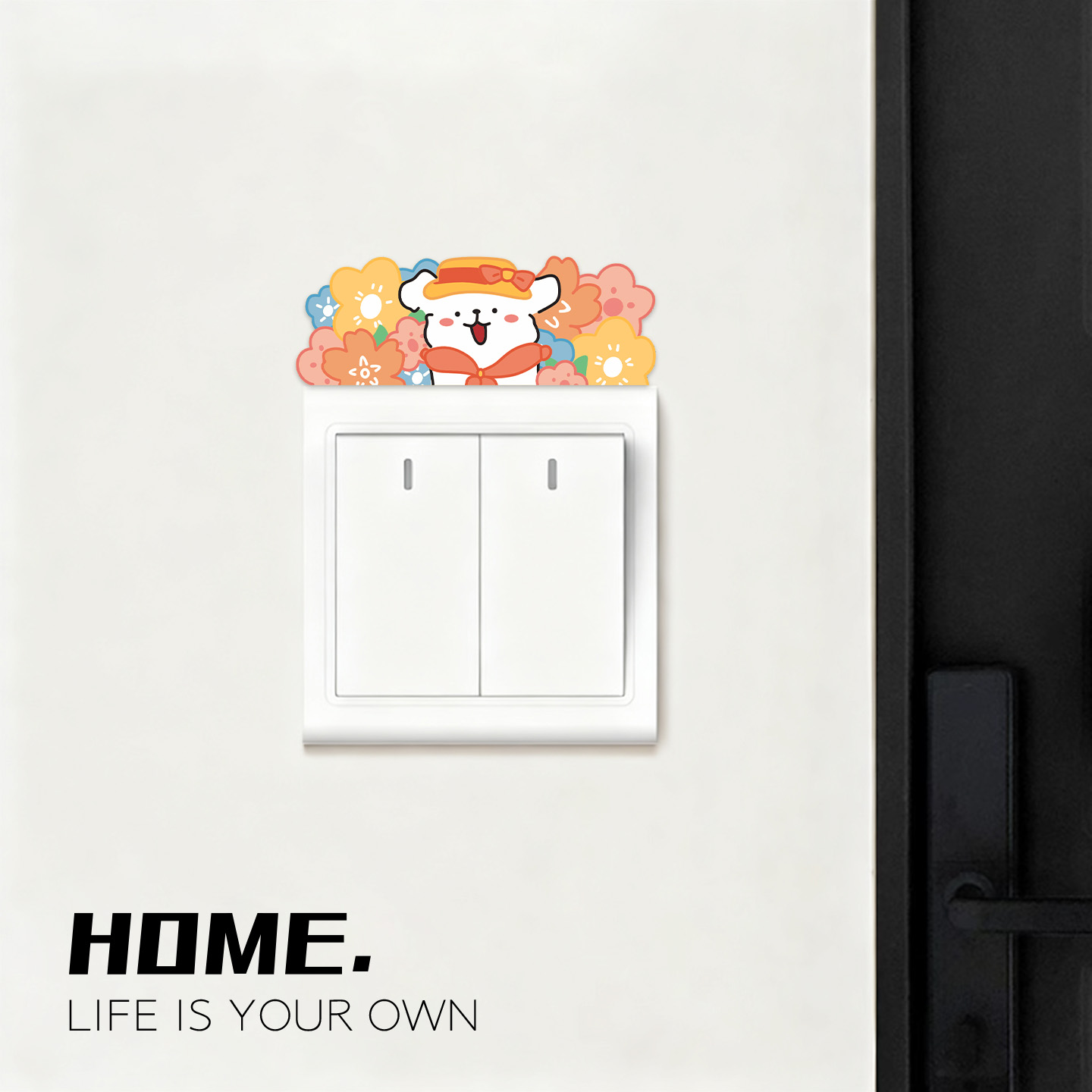 开关边框套防尘插座装饰遮挡