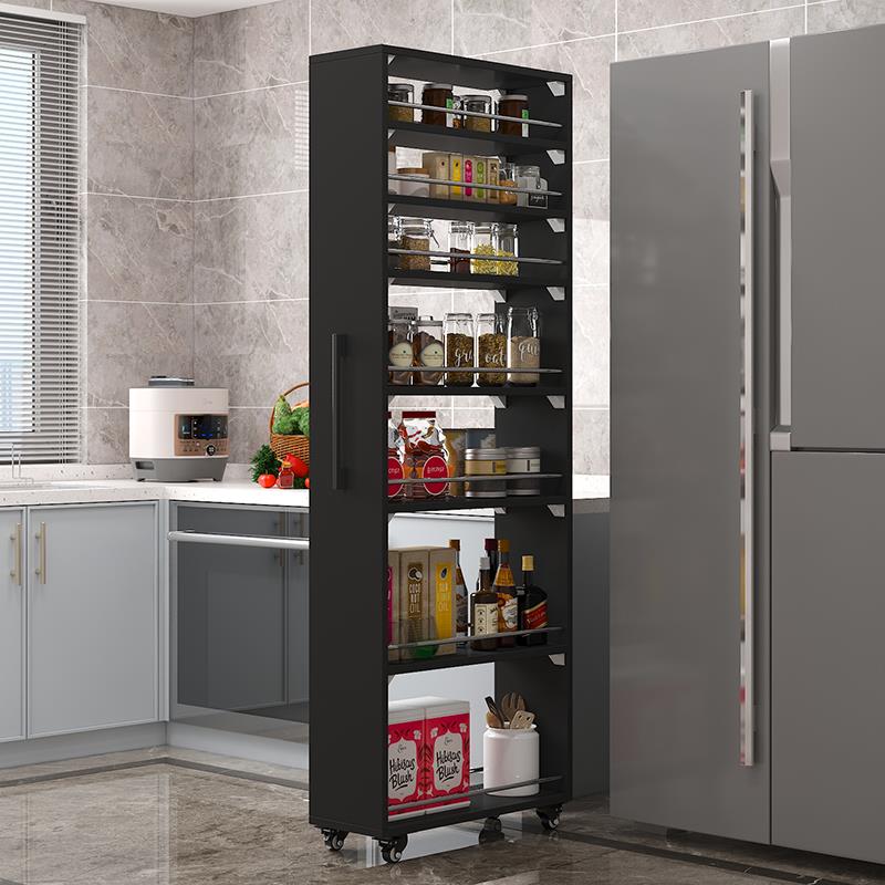 15/20/25cm夹缝收纳架厨房冰箱缝隙置物架窄边柜侧拉大容量圣之圣