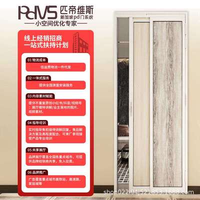 PDVS匹帝维斯 40磁吸PD门折叠门推拉平开一体门卫生间门pt门