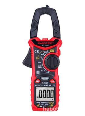 跨境 华博HT206A钳形表万用表高精度数字电流表钳表交流表自动