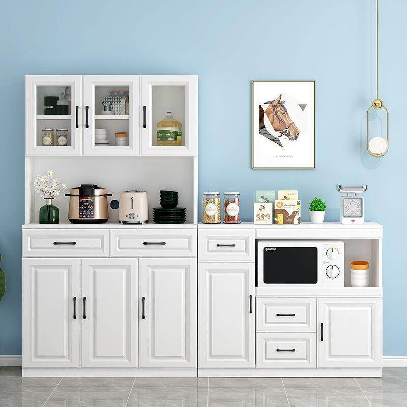 餐边柜现代简约一体靠墙高低柜子简易茶水柜客厅置物柜厨房储物柜