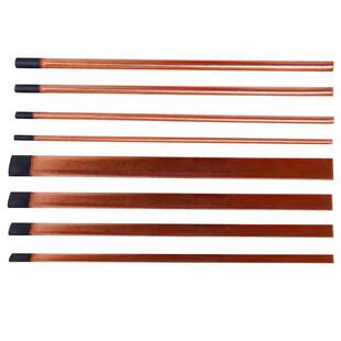 碳棒 碳弧气刨碳棒 4 5 6 7 8 10 12mm镀铜碳棒扁圆气刨碳棒