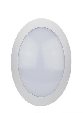 IP66防水户外壁灯白色椭圆形建筑外墙走廊