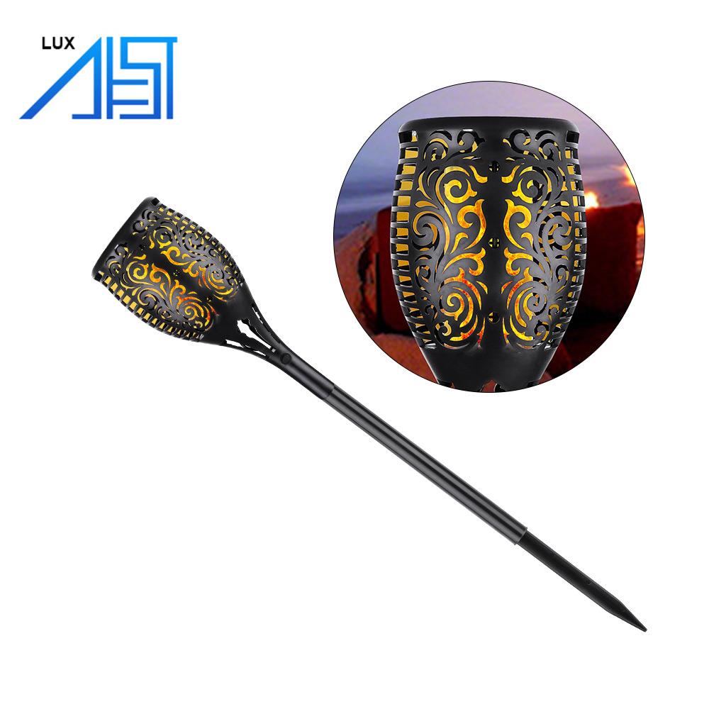 96LED太能火把灯 火炬灯 户外广场庭院草坪草地阳能插地太景观灯