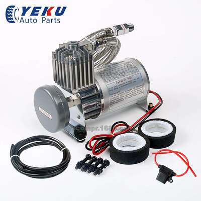 厂家热销12V汽车改装气泵不锈钢空压机车载充气泵150psi无油气泵