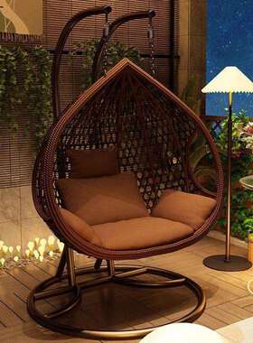 *吊篮椅摇篮户外吊椅家庭摇椅懒人卧室庭院双人吊蓝罩防尘罩防水