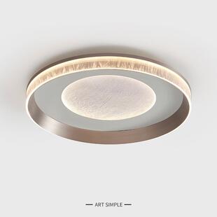 极简轻奢卧室吸顶灯现代简约高级感主卧房间灯全光谱护眼书房灯具